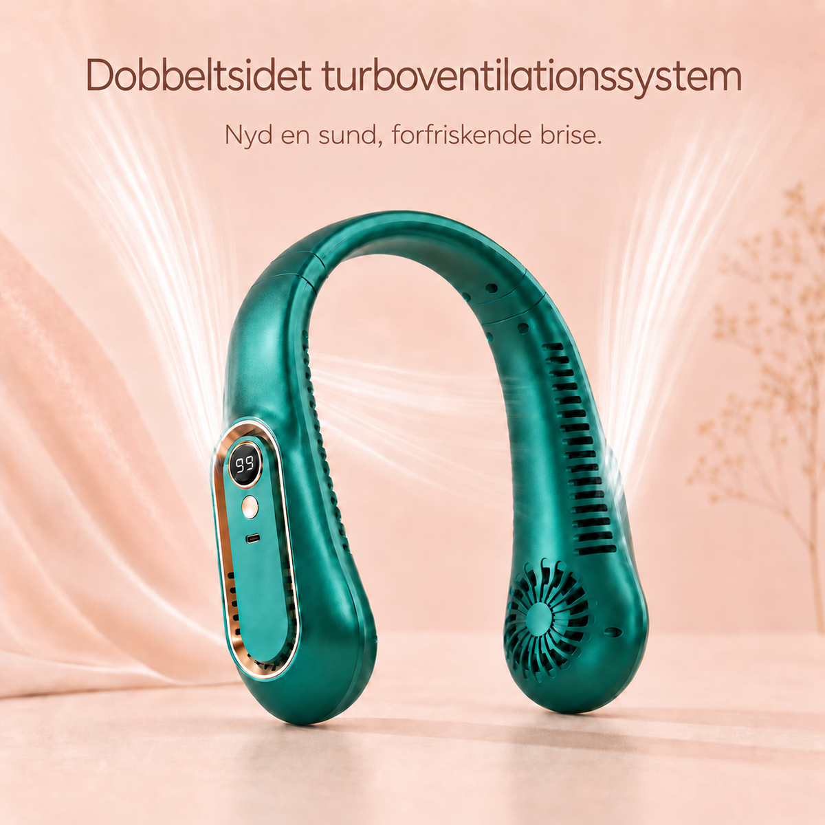 CoolWave™ Nakkeventilator – Frisk køling, hvor end du er.