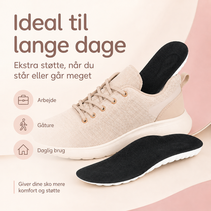 StepRelief™ Komfortsåler — Mere støtte. Mindre ømme fødder.