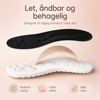 StepRelief™ Komfortsåler — Mere støtte. Mindre ømme fødder.