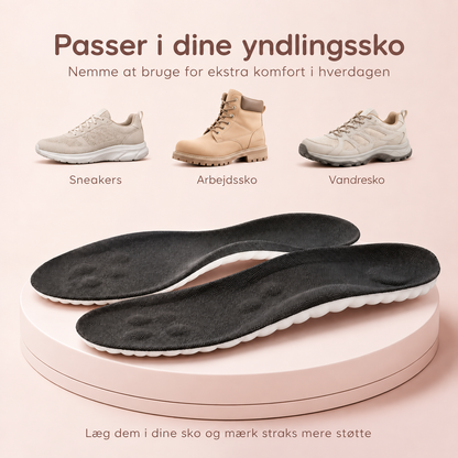 StepRelief™ Komfortsåler — Mere støtte. Mindre ømme fødder.