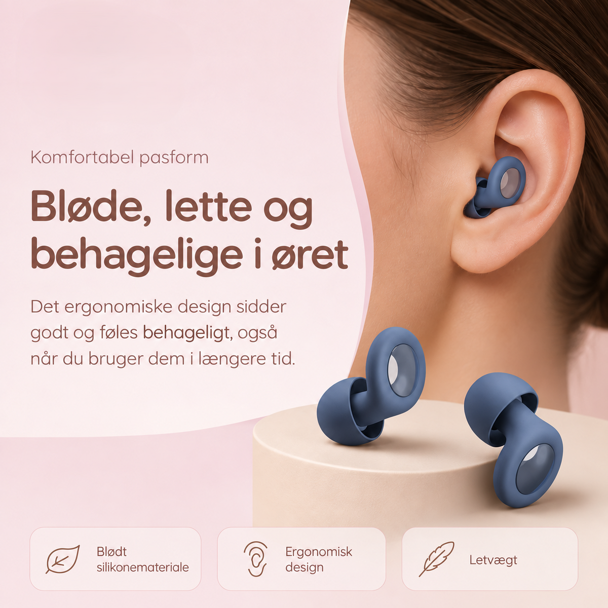 CalmLoop™ Ørepropper — Mindre støj, mere ro.