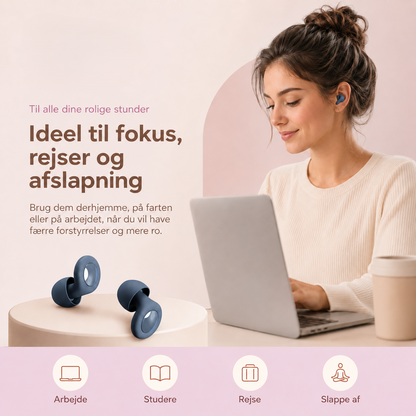 CalmLoop™ Ørepropper — Mindre støj, mere ro.
