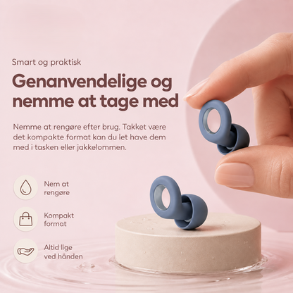 CalmLoop™ Ørepropper — Mindre støj, mere ro.