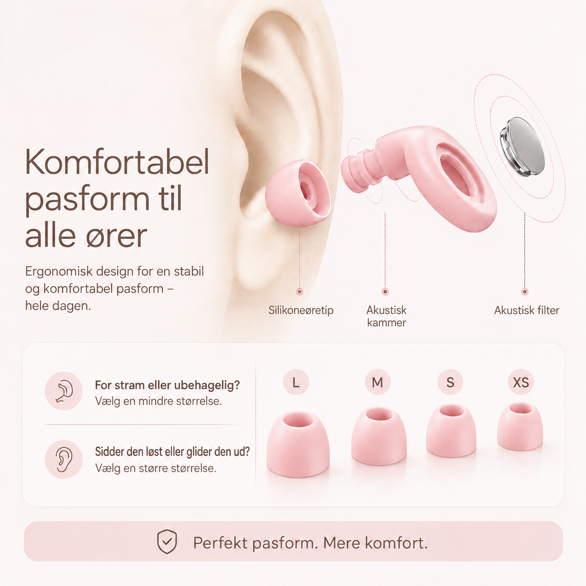 CalmLoop™ Ørepropper — Mindre støj, mere ro.