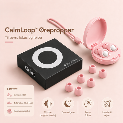 CalmLoop™ Ørepropper — Mindre støj, mere ro.