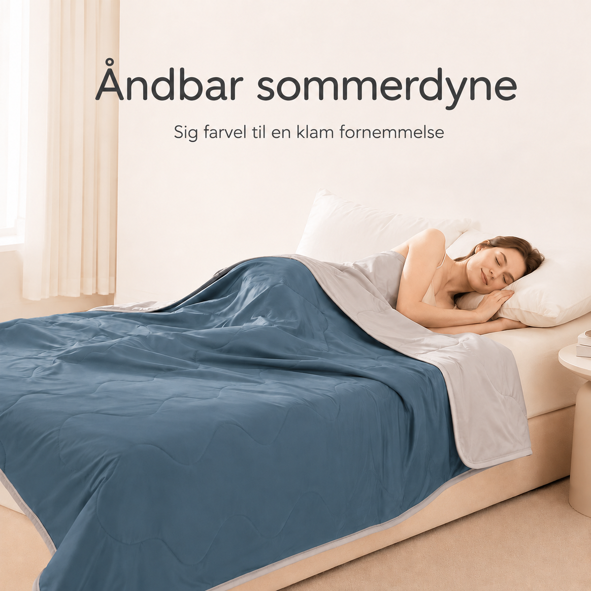 CoolBed™ Kølende sommerdyne — Sov køligt. Komfortabelt under dynen.