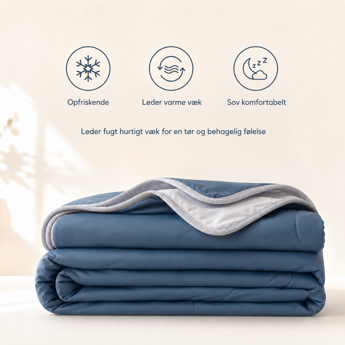CoolBed™ Kølende sommerdyne — Sov køligt. Komfortabelt under dynen.