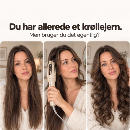 CurlMate™ Automatisk Krøllejern — Din nemme vej til smukke krøller.