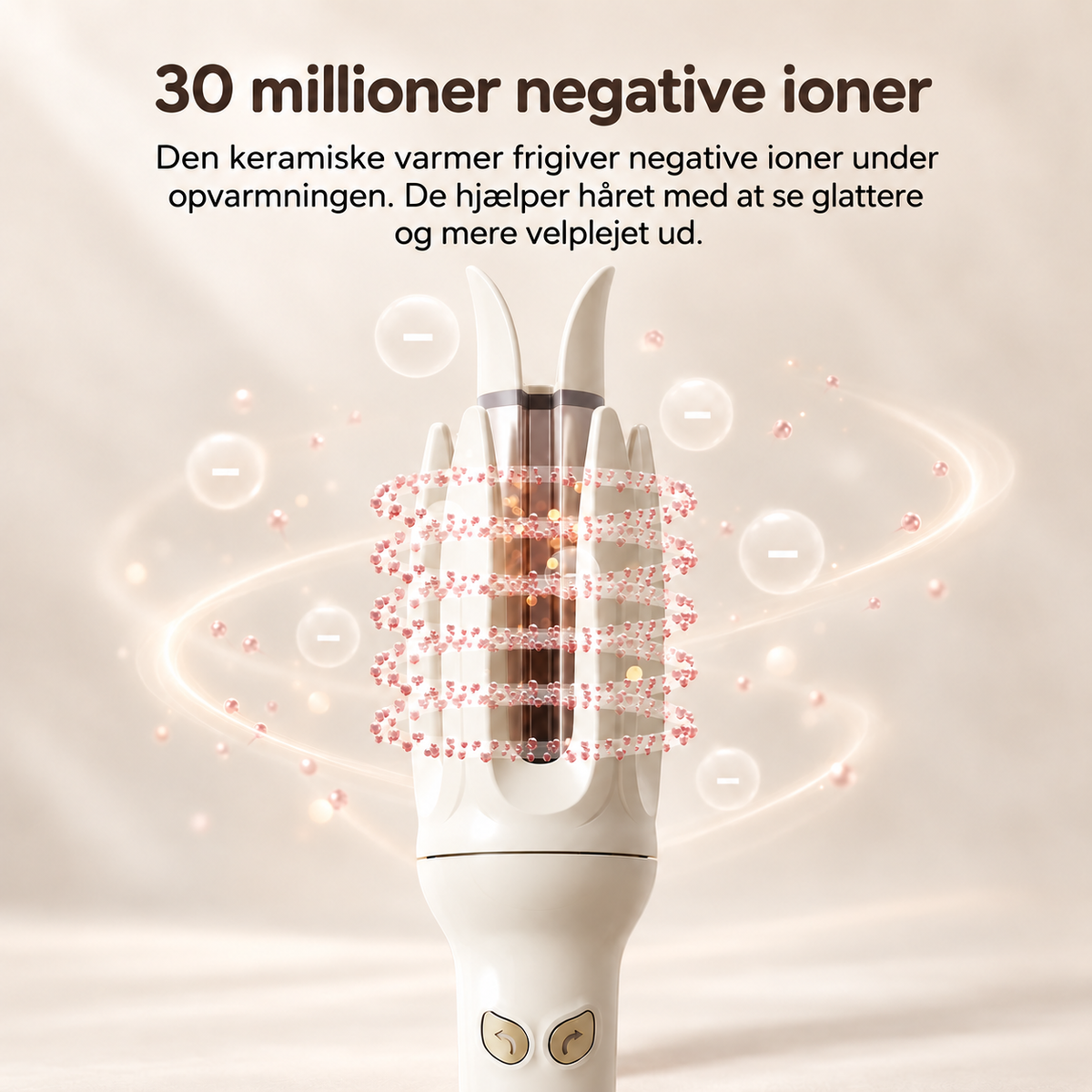 CurlMate™ Automatisk Krøllejern — Din nemme vej til smukke krøller.