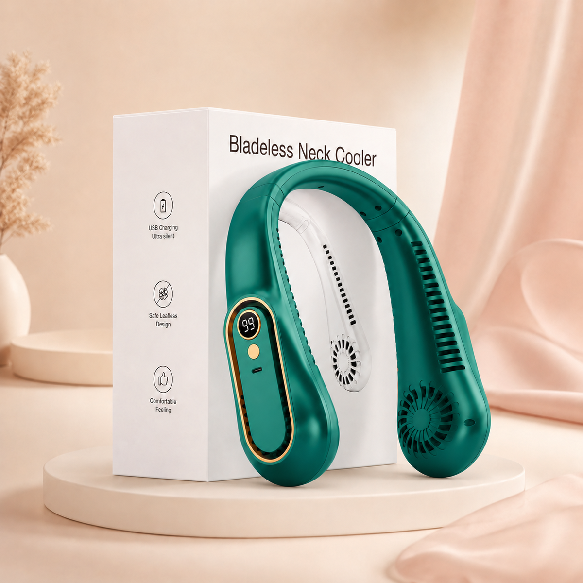 CoolWave™ Nakkeventilator – Frisk køling, hvor end du er.