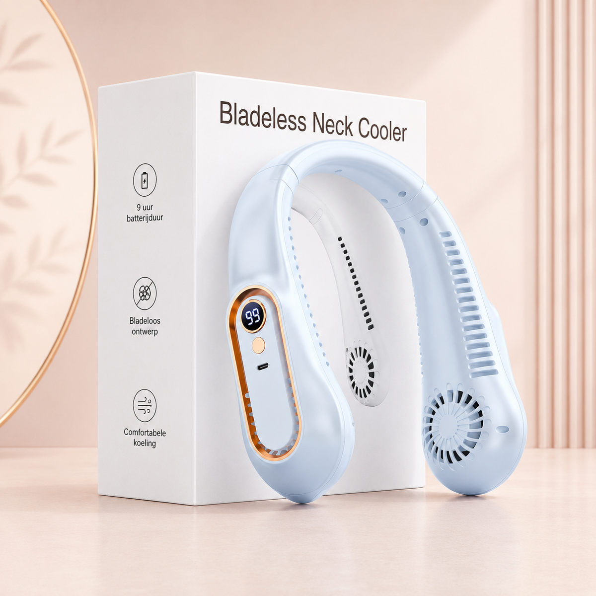 CoolWave™ Nakkeventilator – Frisk køling, hvor end du er.
