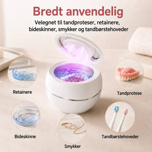 CleanDent™ Ultralydsrenser — Grundig rengøring.