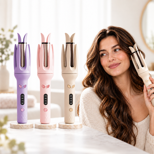CurlMate™ Automatisk Krøllejern — Din nemme vej til smukke krøller.